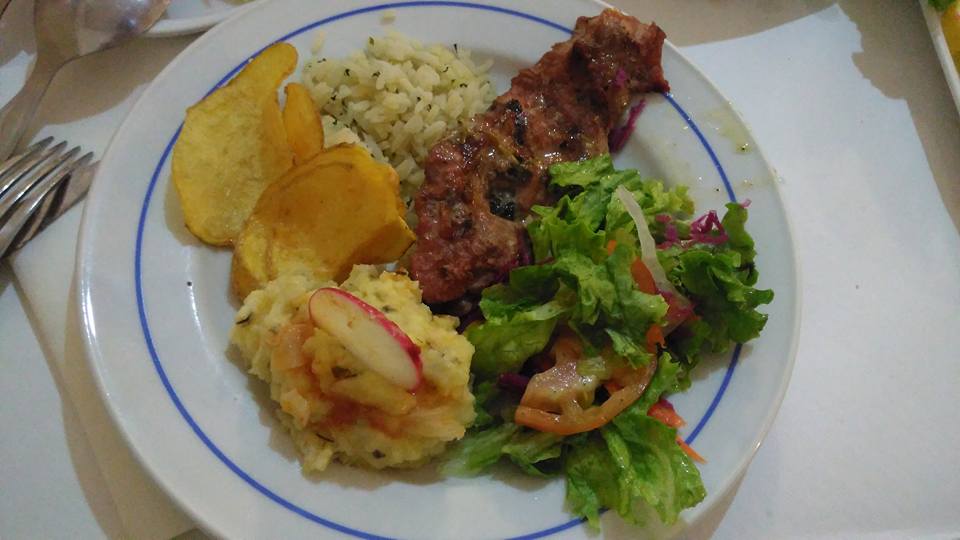 Propuesta del Zona Verde Restaurante. 