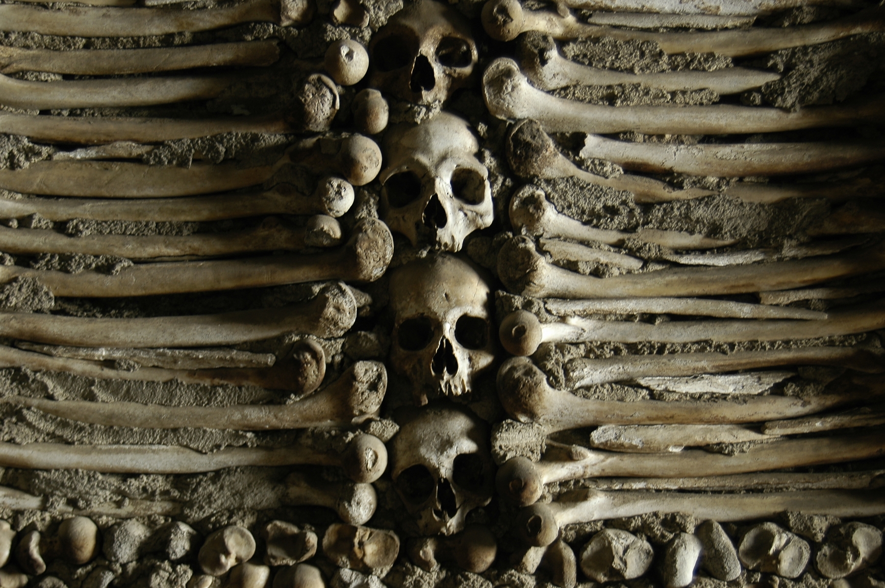 Detalle de la Capela dos Ossos.