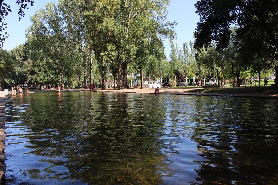 piscinas naturales, verano, La Codosera, Gévora, Extremadura