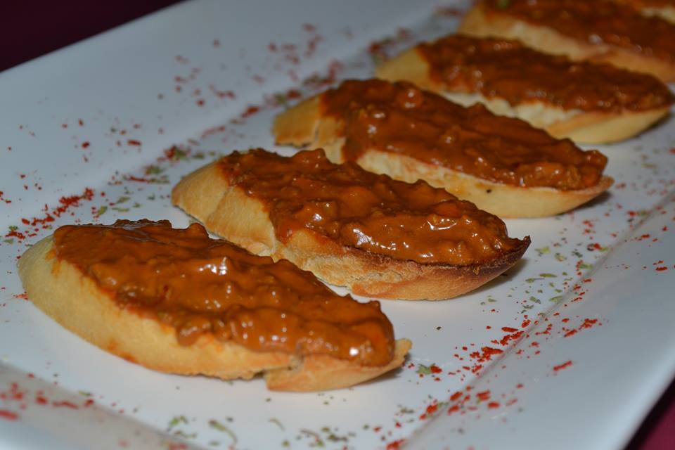 Tostadas de cachuela. 